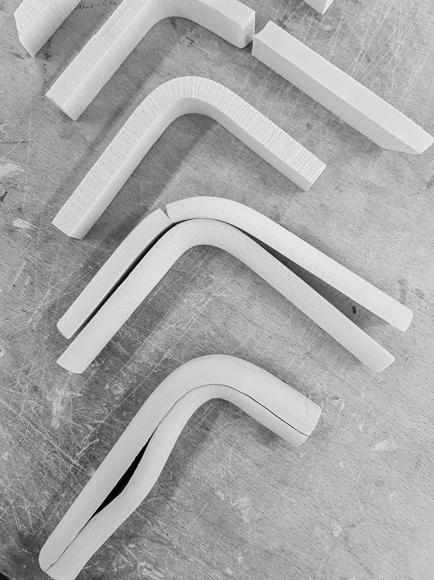 Door handle，Prototype making，clay，Ergonomics，