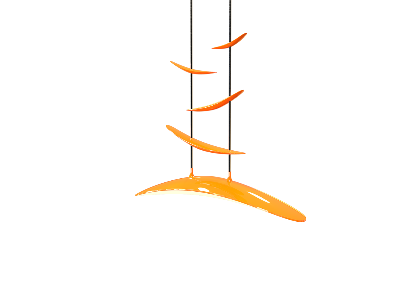 Ceiling lamp，restaurant，Simplicity，leaf，modularization，