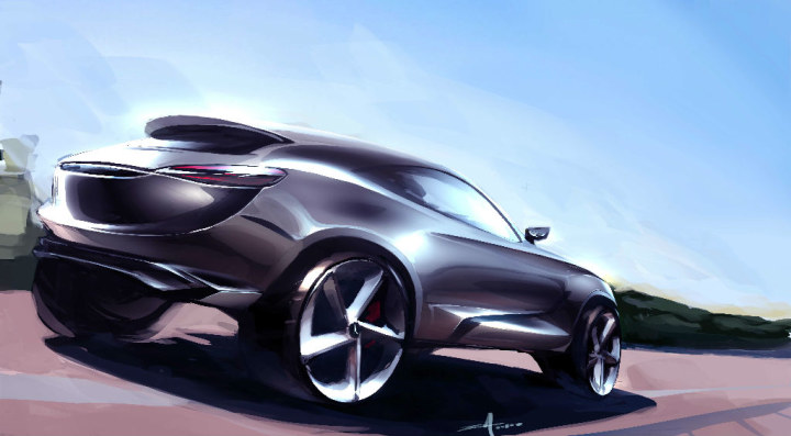 Automobile design，Two dimensional representation，ps，