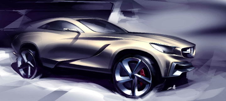 Automobile design，Two dimensional representation，ps，