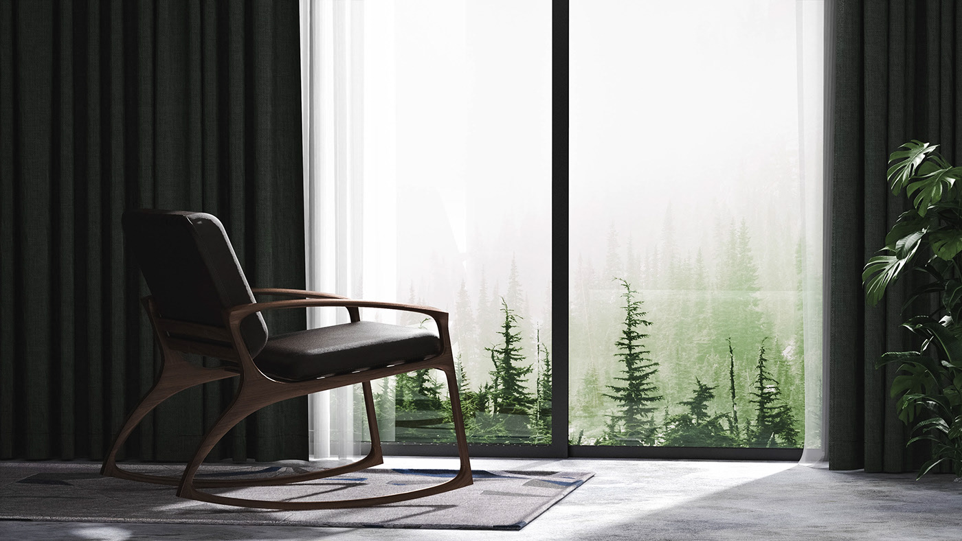 Rocking chair，chair，woodiness，furniture，Leatherwear，