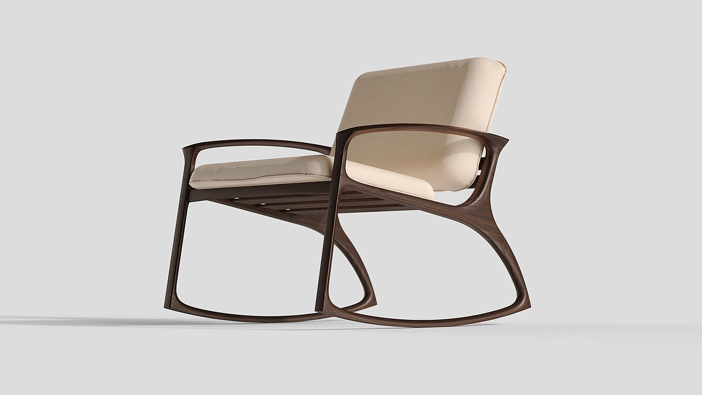 Rocking chair，chair，woodiness，furniture，Leatherwear，