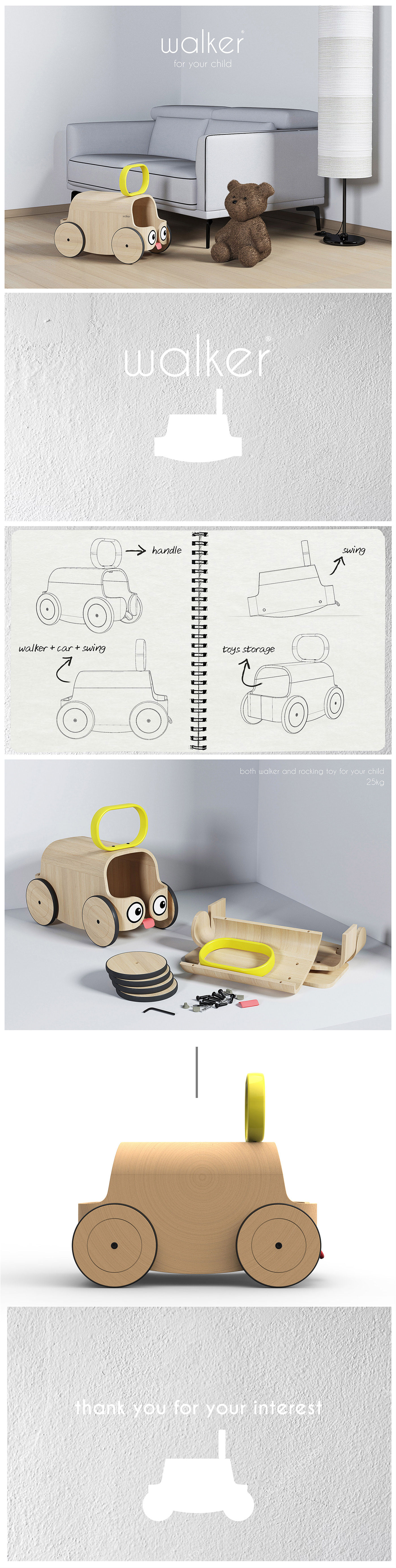 Walker，Toy car，Rocking chair，multi-function，children，