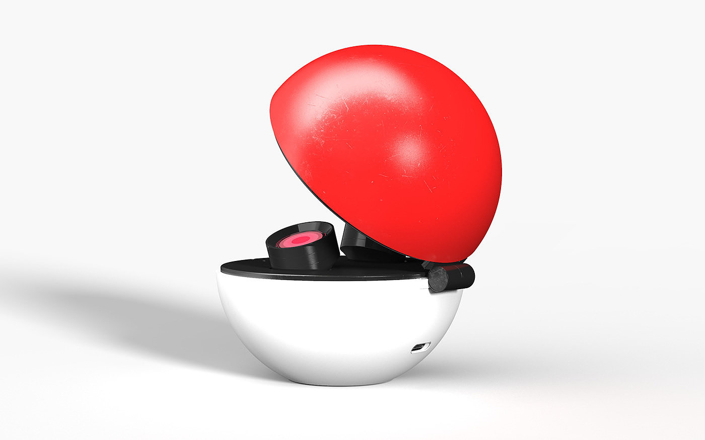 Pokéball，耳机壳，无线耳机，精灵球，个性，创意，