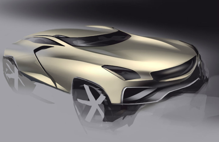 Automobile design，Two dimensional representation，ps，