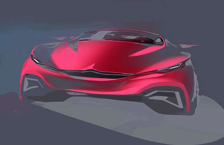 Automobile design，Two dimensional representation，ps，