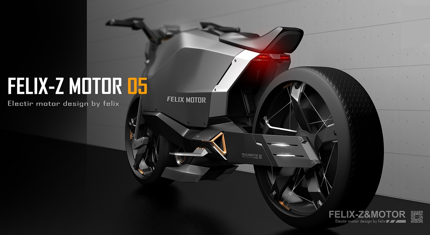 Motorcycle，Electric concept，