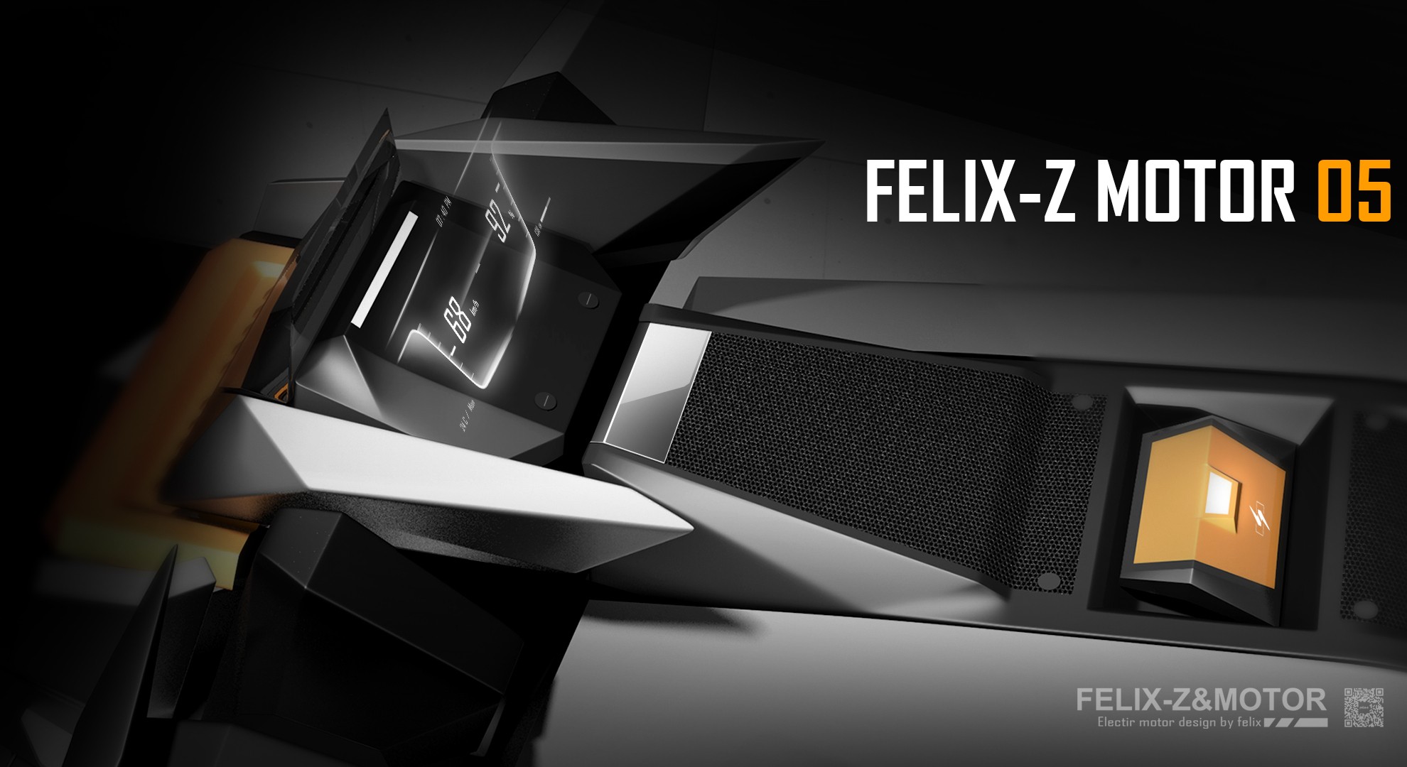 Motorcycle，Electric concept，