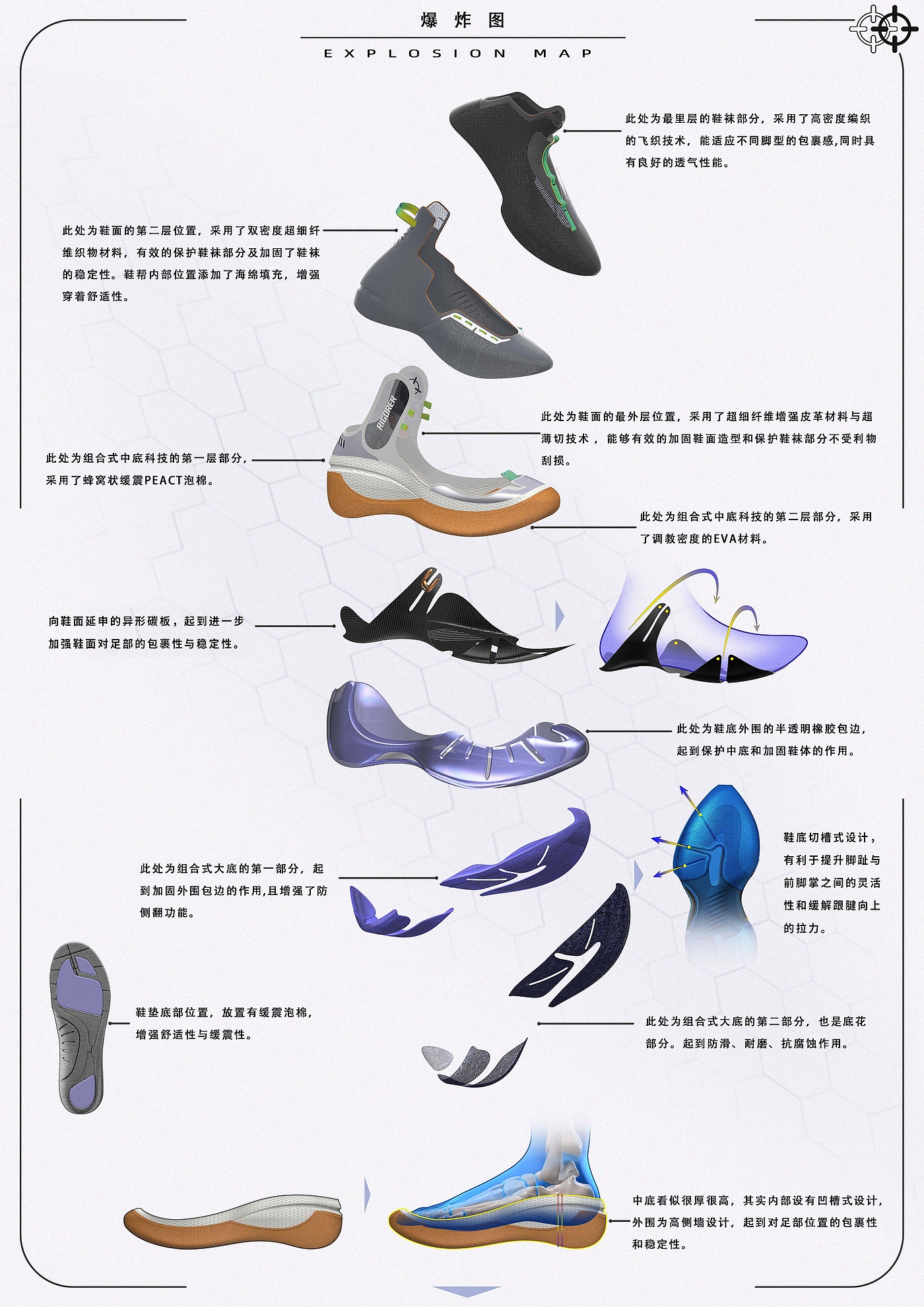 概念运动鞋篮球鞋，