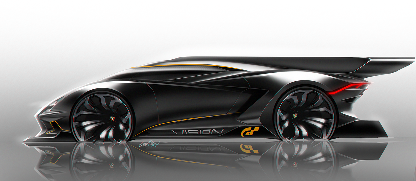 Sports car，Render，effect，Automatic design，industrial design，