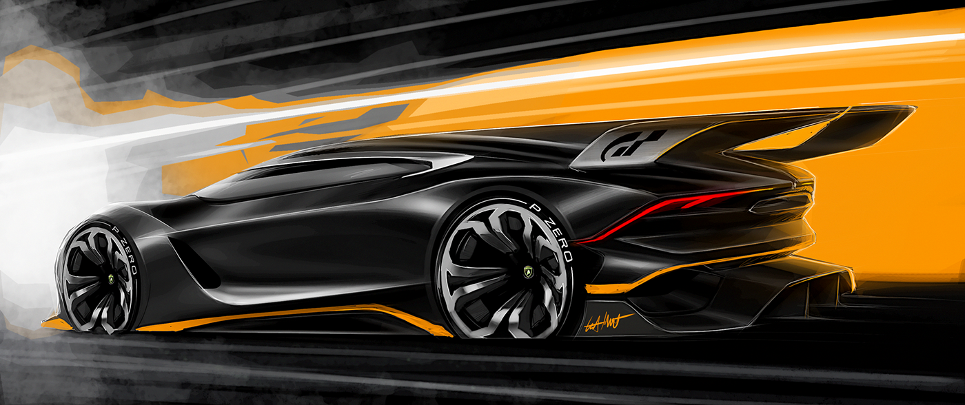 Sports car，Render，effect，Automatic design，industrial design，