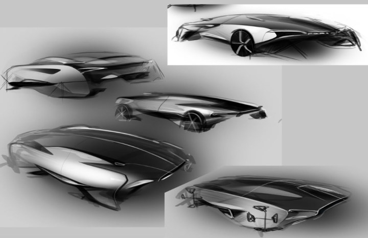 Automobile design，Two dimensional representation，ps，