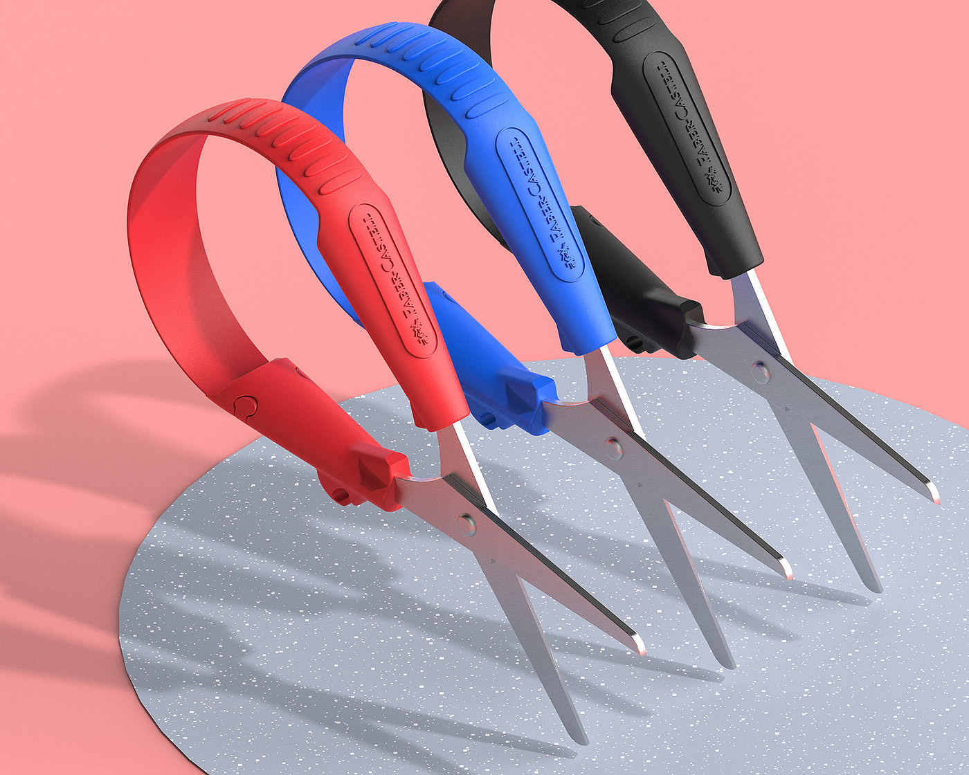 Stationery design，scissors，