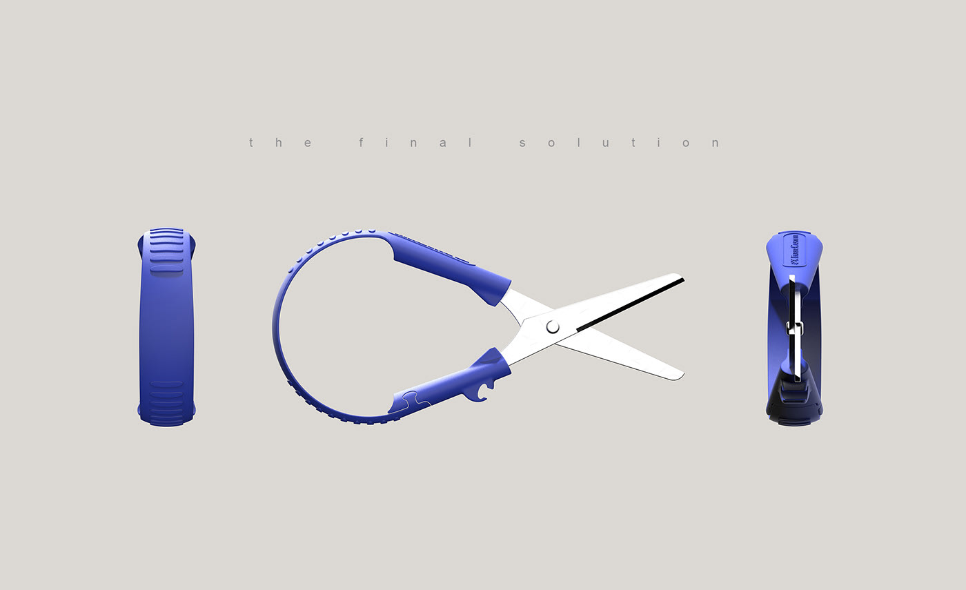 Stationery design，scissors，