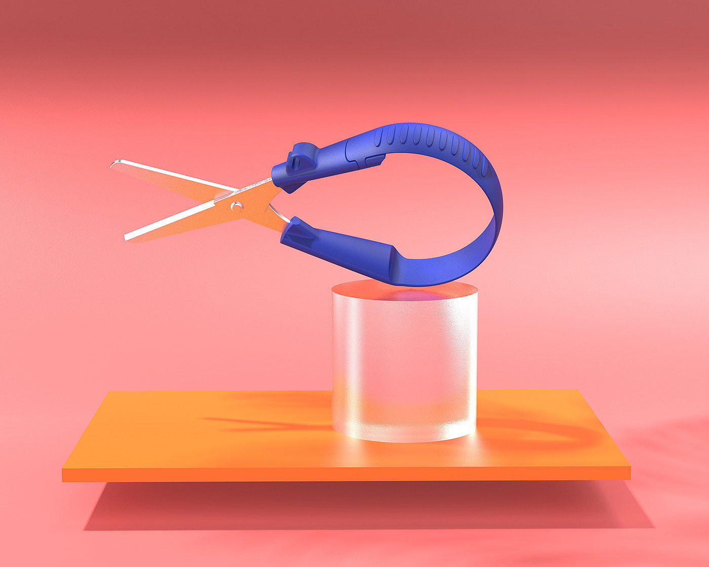 Stationery design，scissors，