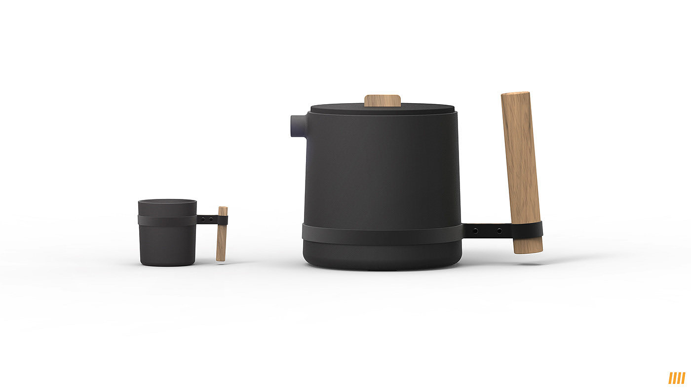 茶具，茶杯，木制，简约，