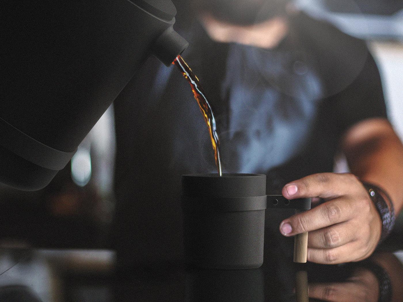 tea set，teacup，wooden ，Simplicity，