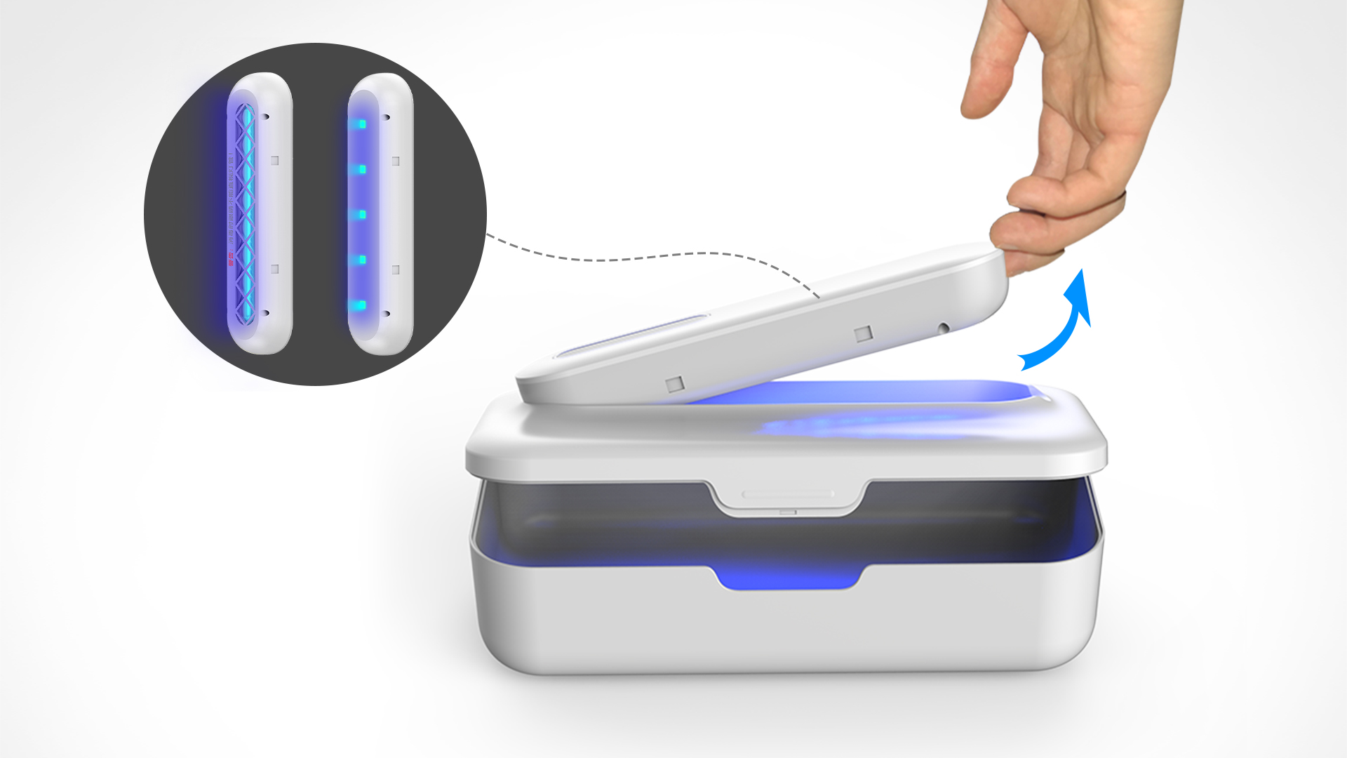 Ultraviolet disinfection，Mobile phone disinfection，Underwear disinfection，Disinfection stick，Mask disinfection，