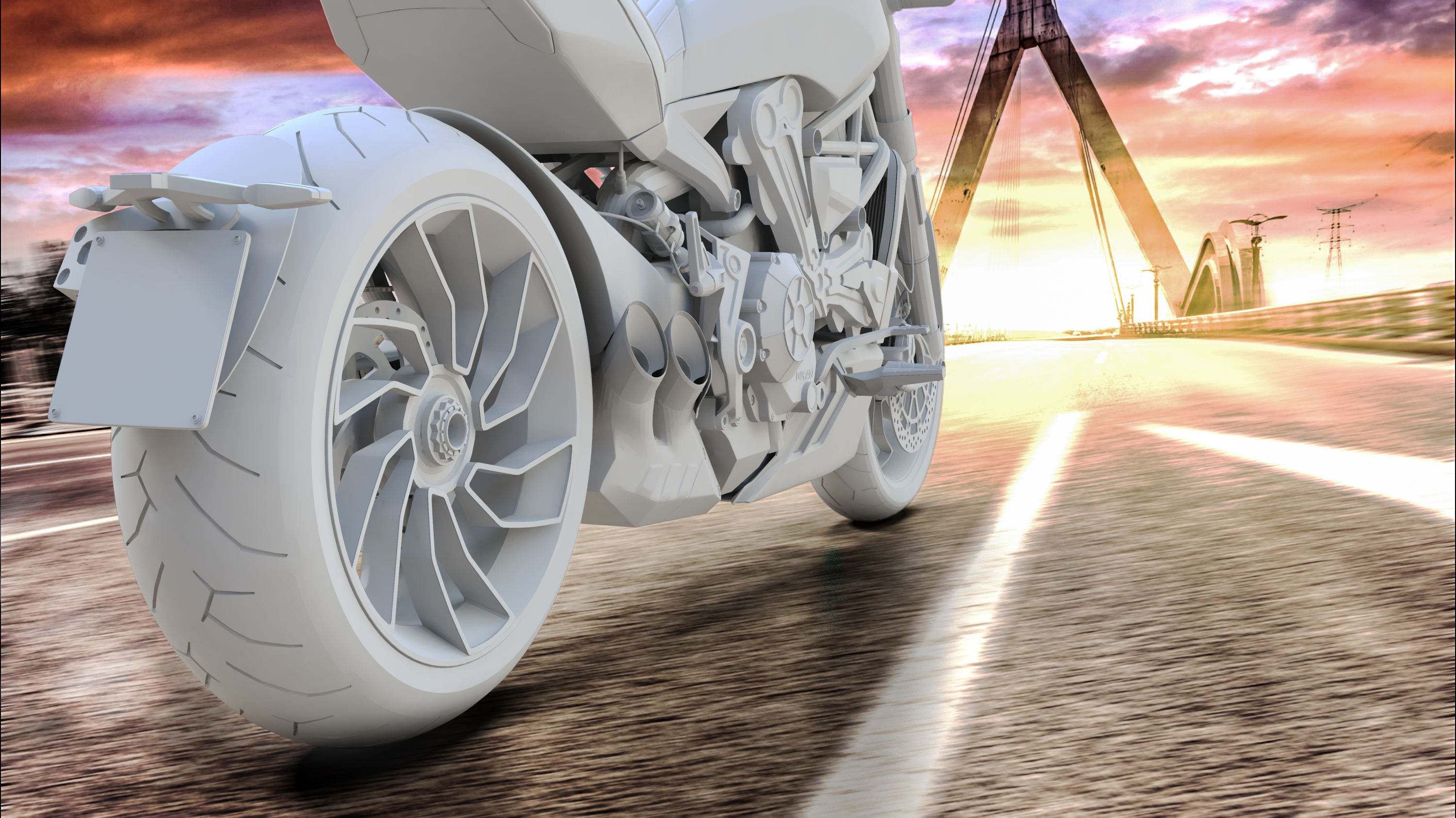 locomotive，keyshot，photoshop，