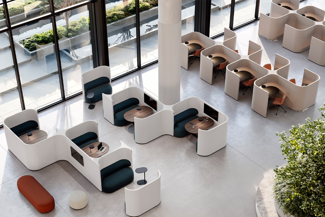 office，cubicle，fashion，security，Social distance，modularization，working space，Avion，