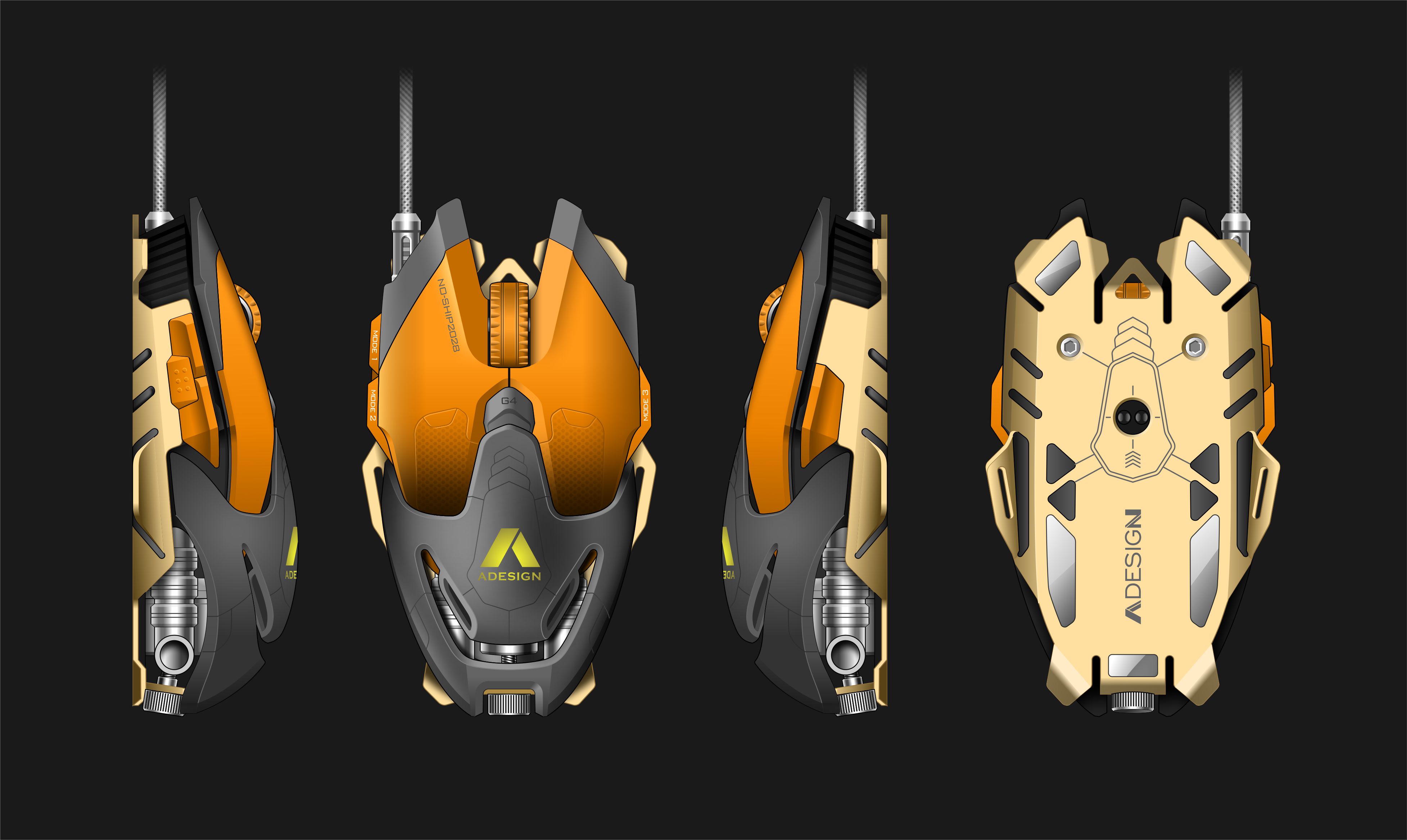 E-sports，mouse，Sense of science and technology，space ship，Mechanical mouse，