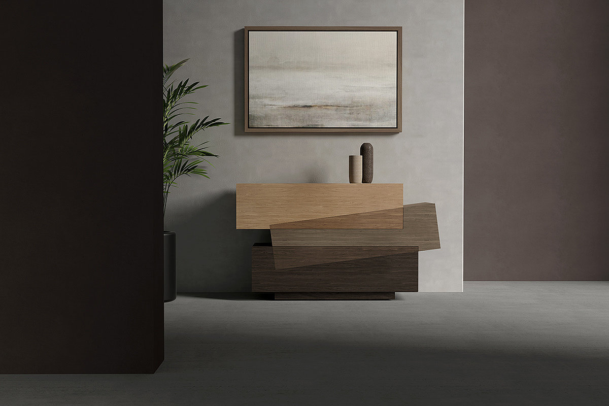 Booleans，furniture design ，woodiness，