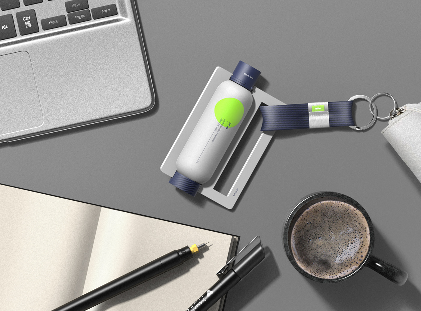 TABLET，Portable hand sanitizer，packing design，