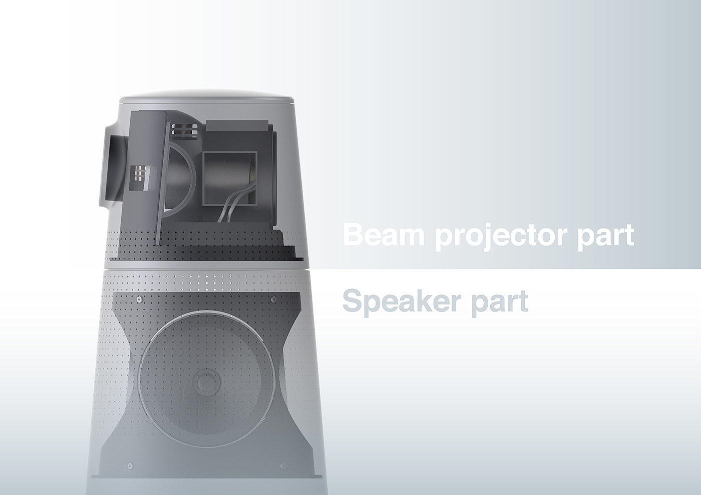 LIGHT HOUSE，white，Projector，