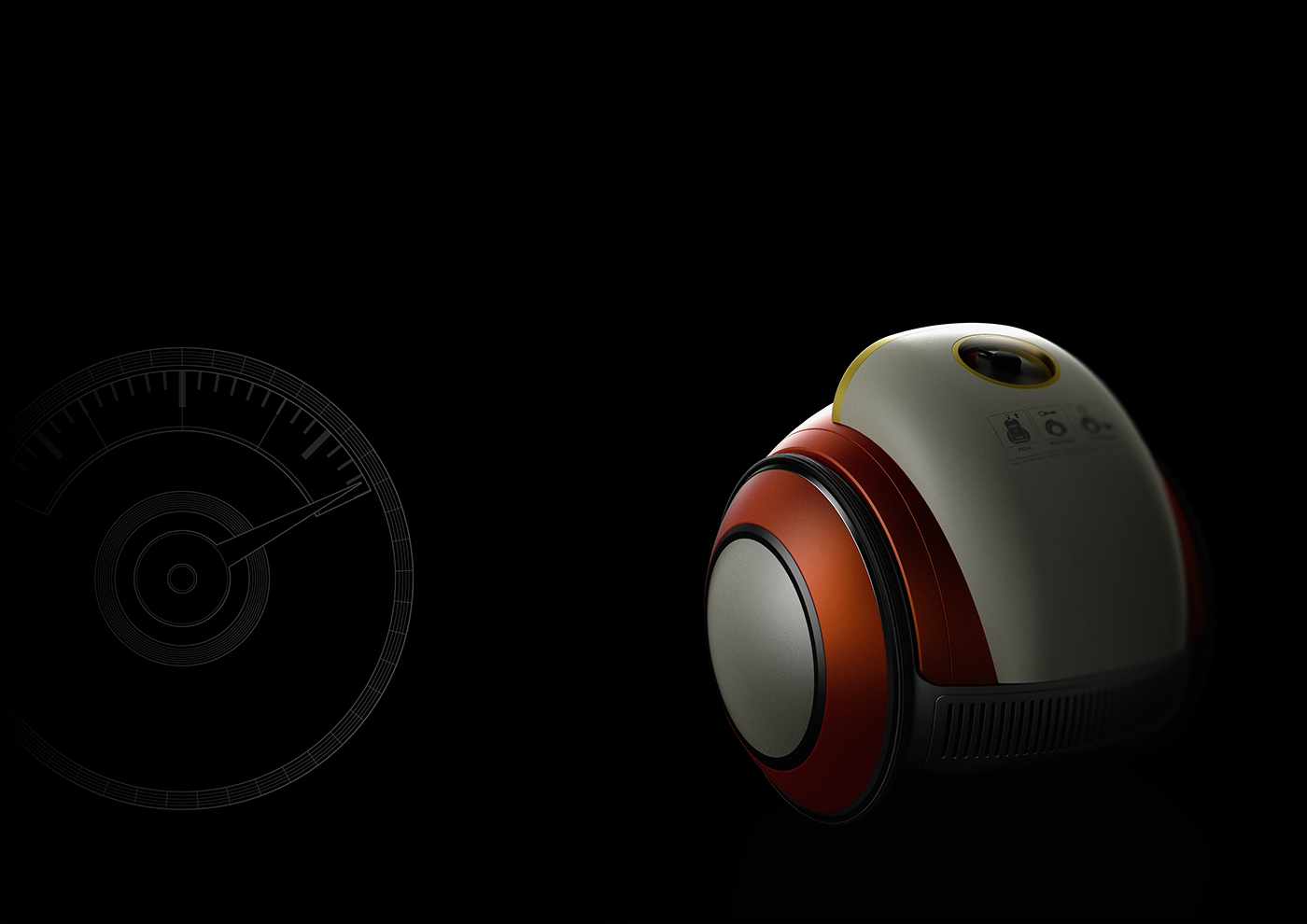 product design，industrial design，Automatic design，Fire Extinguisher，spherical，