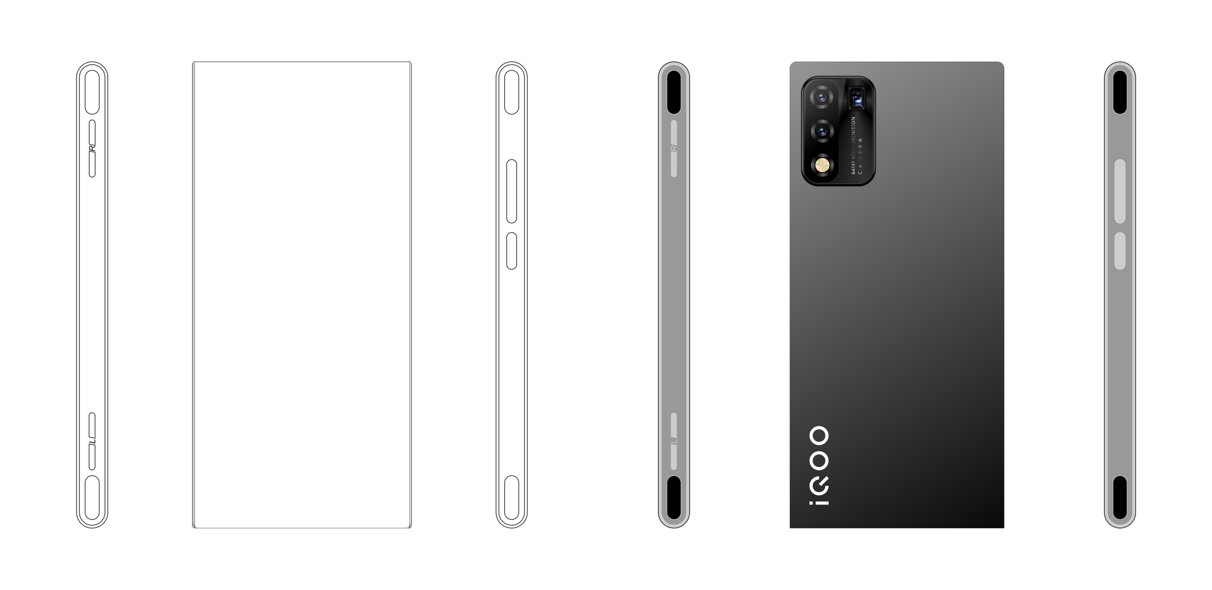 Concept mobile phone, iqoo，