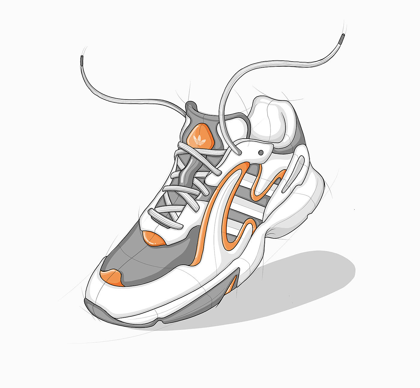 Hand drawn，