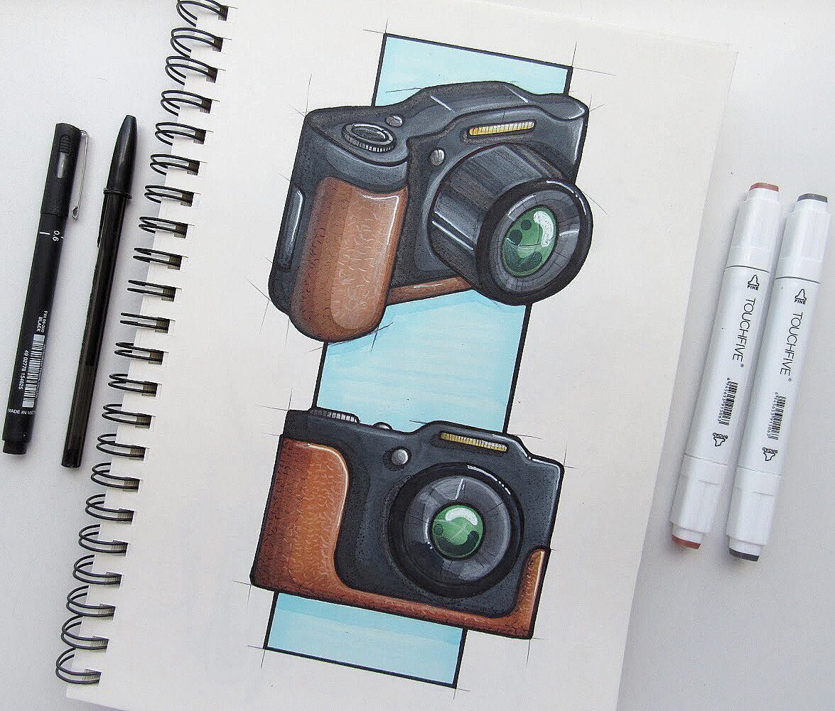 Hand drawn，