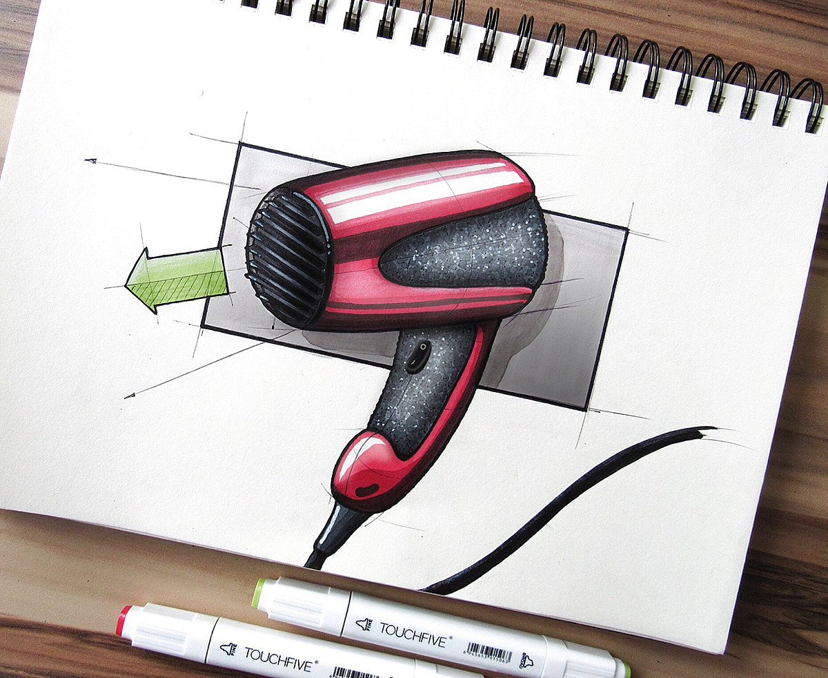 Hand drawn，