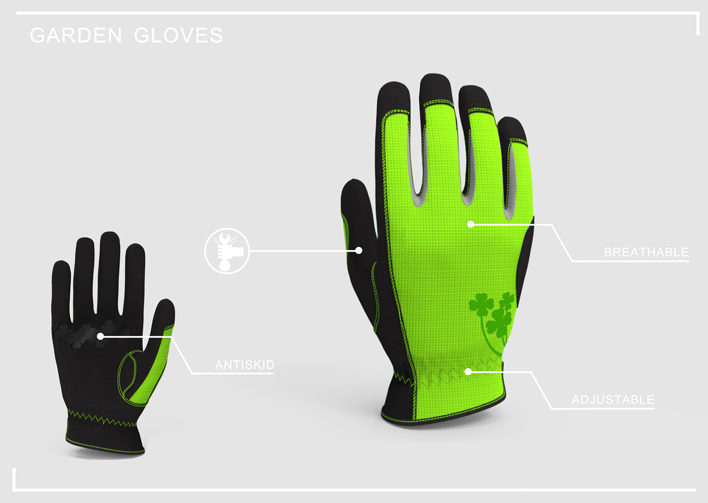 Mechanical gloves, garden gloves，