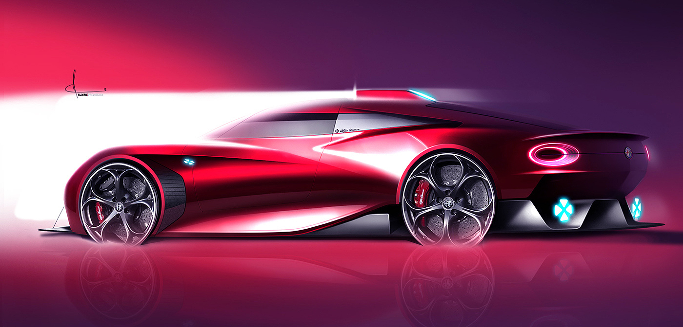 automobile，design sketch，Design，originality，fashion，