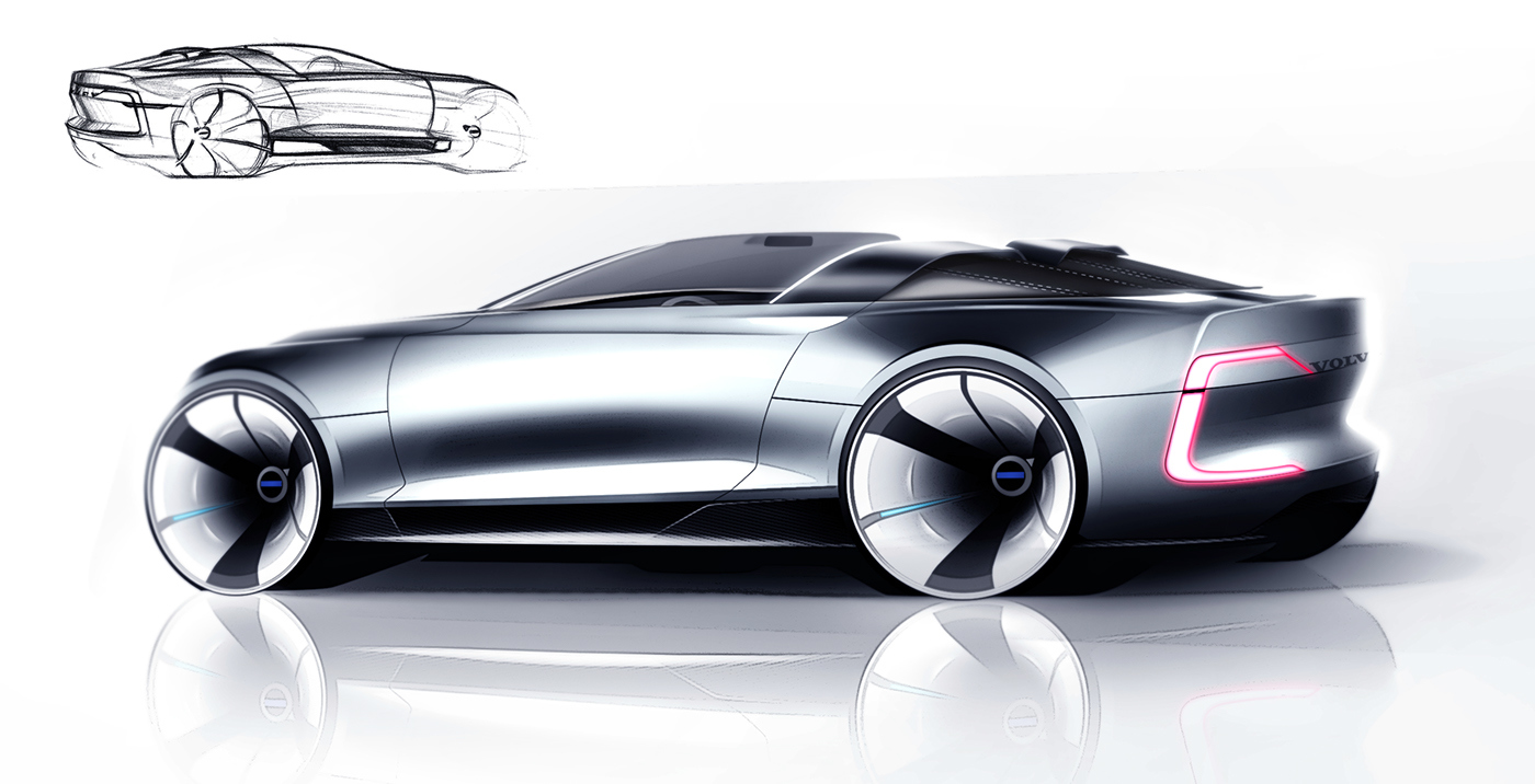 automobile，design sketch，Design，originality，fashion，