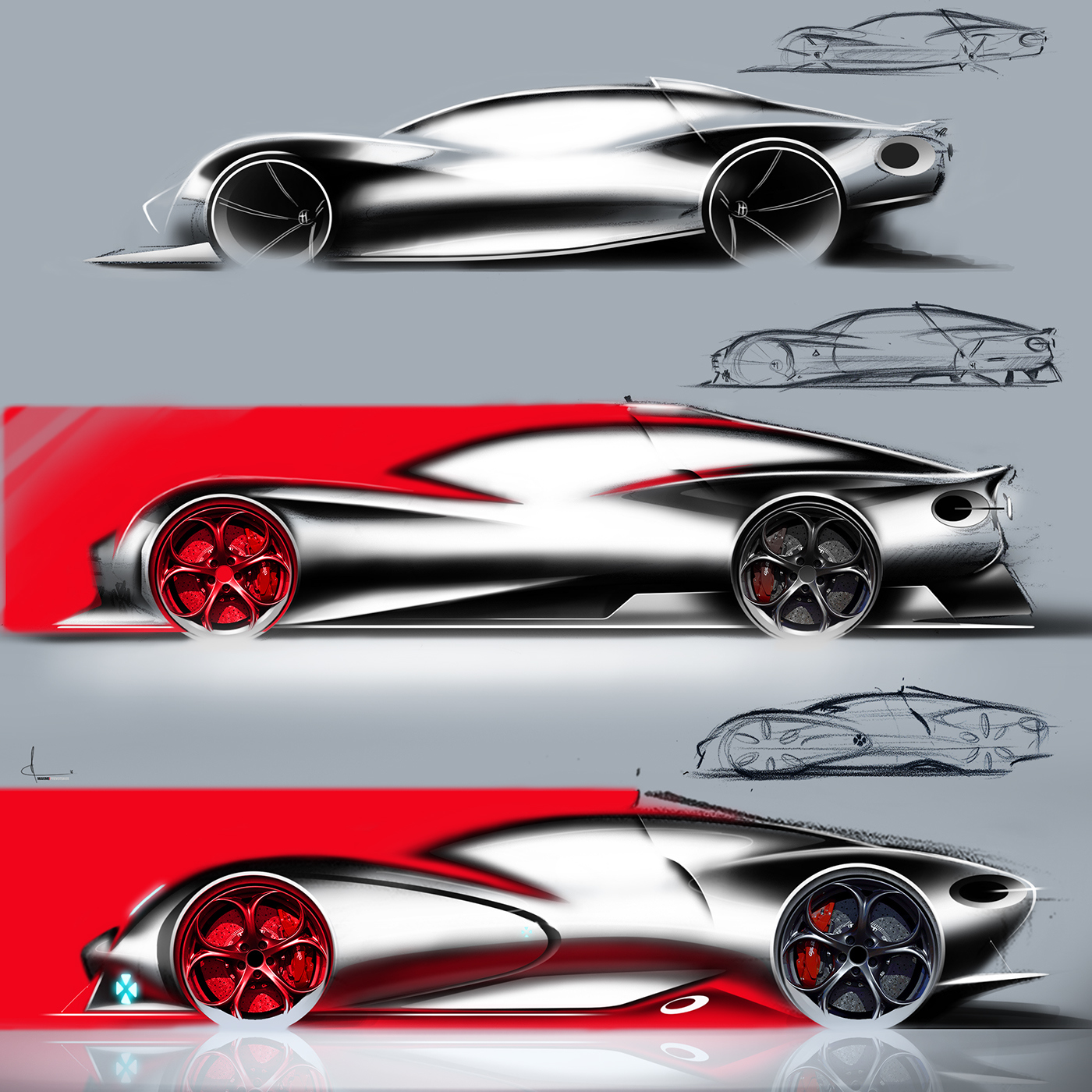 automobile，design sketch，Design，originality，fashion，
