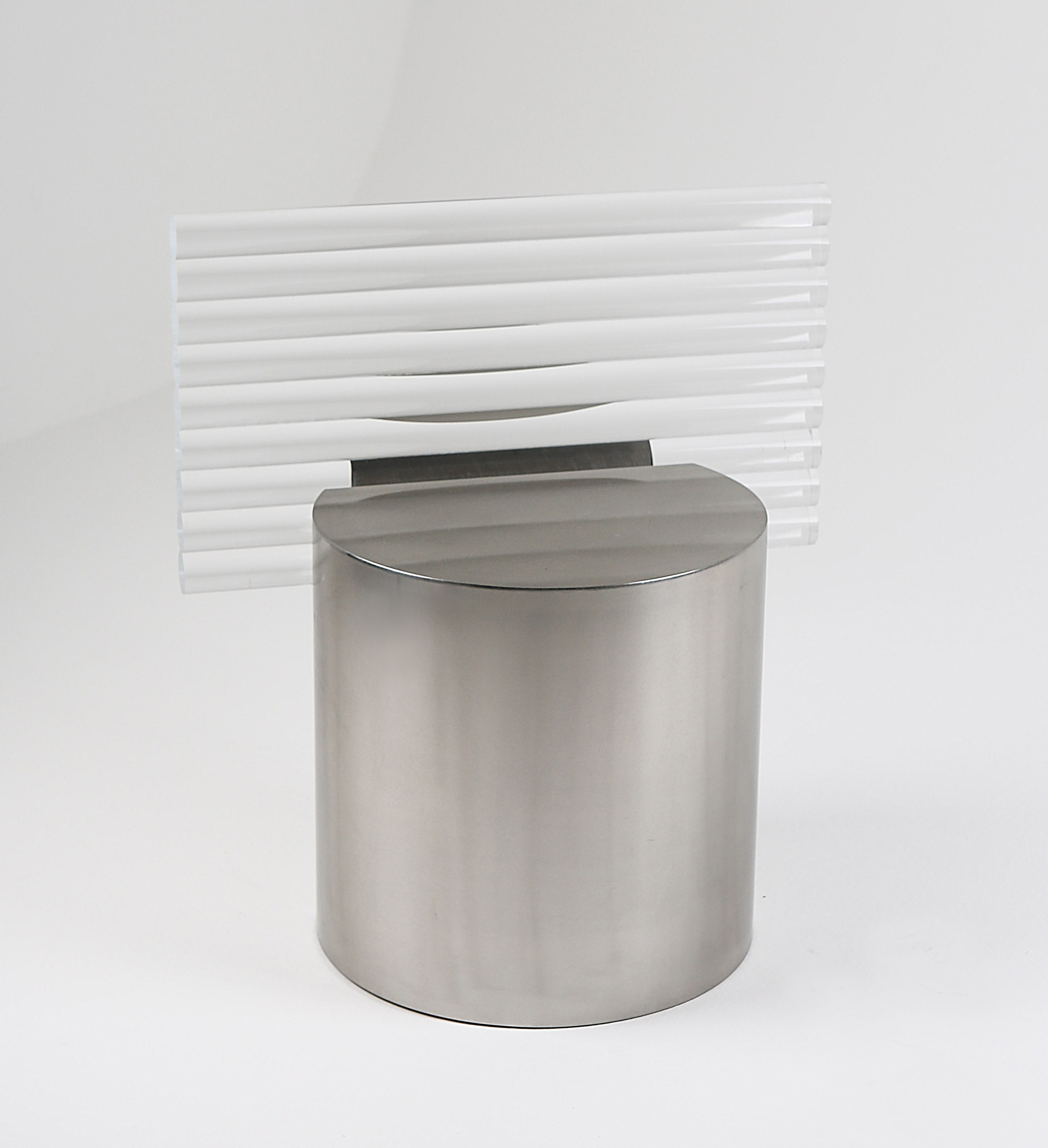 Side table，chair，a partition，Acrylic，stainless steel，