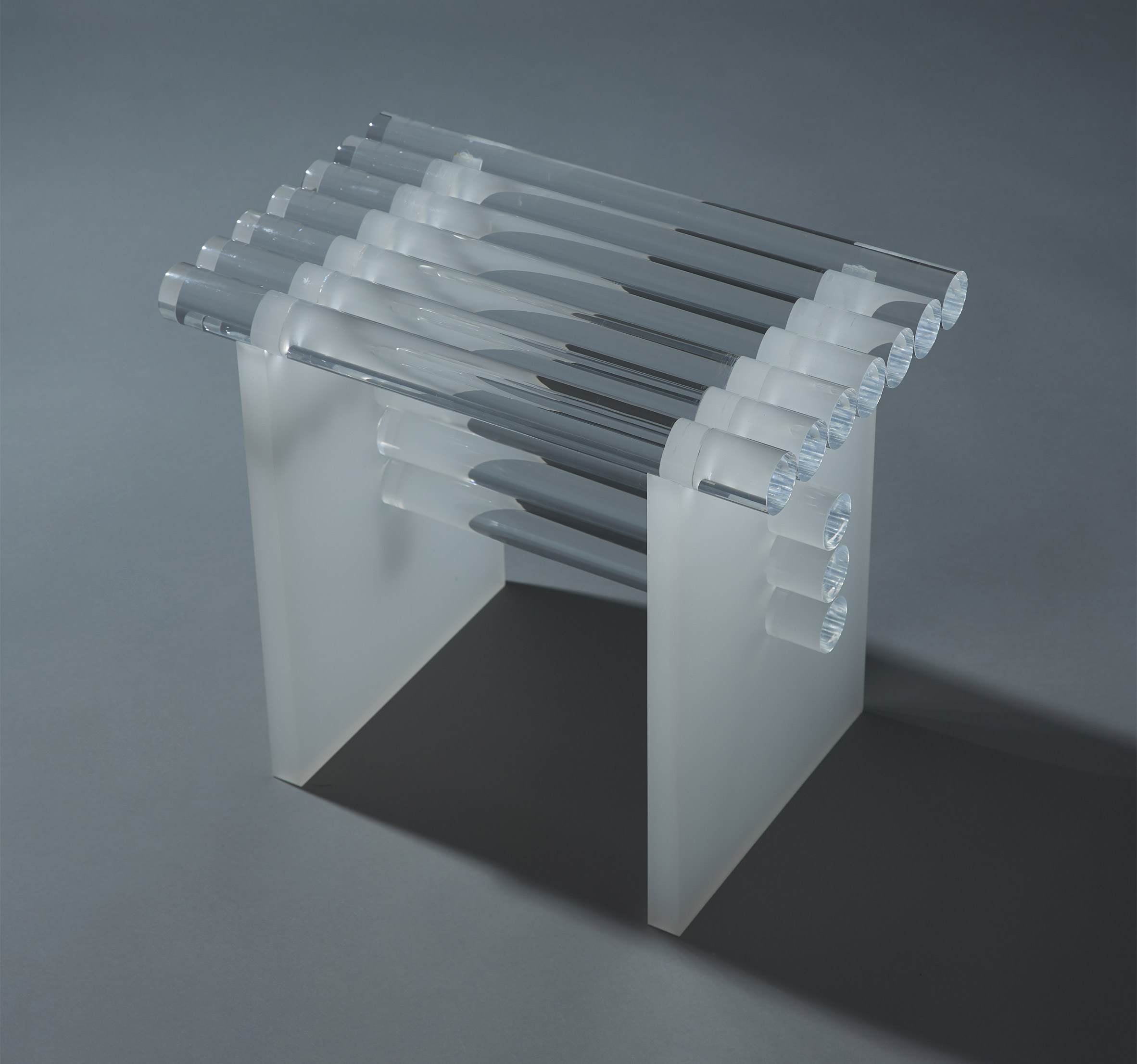 Side table，chair，a partition，Acrylic，stainless steel，