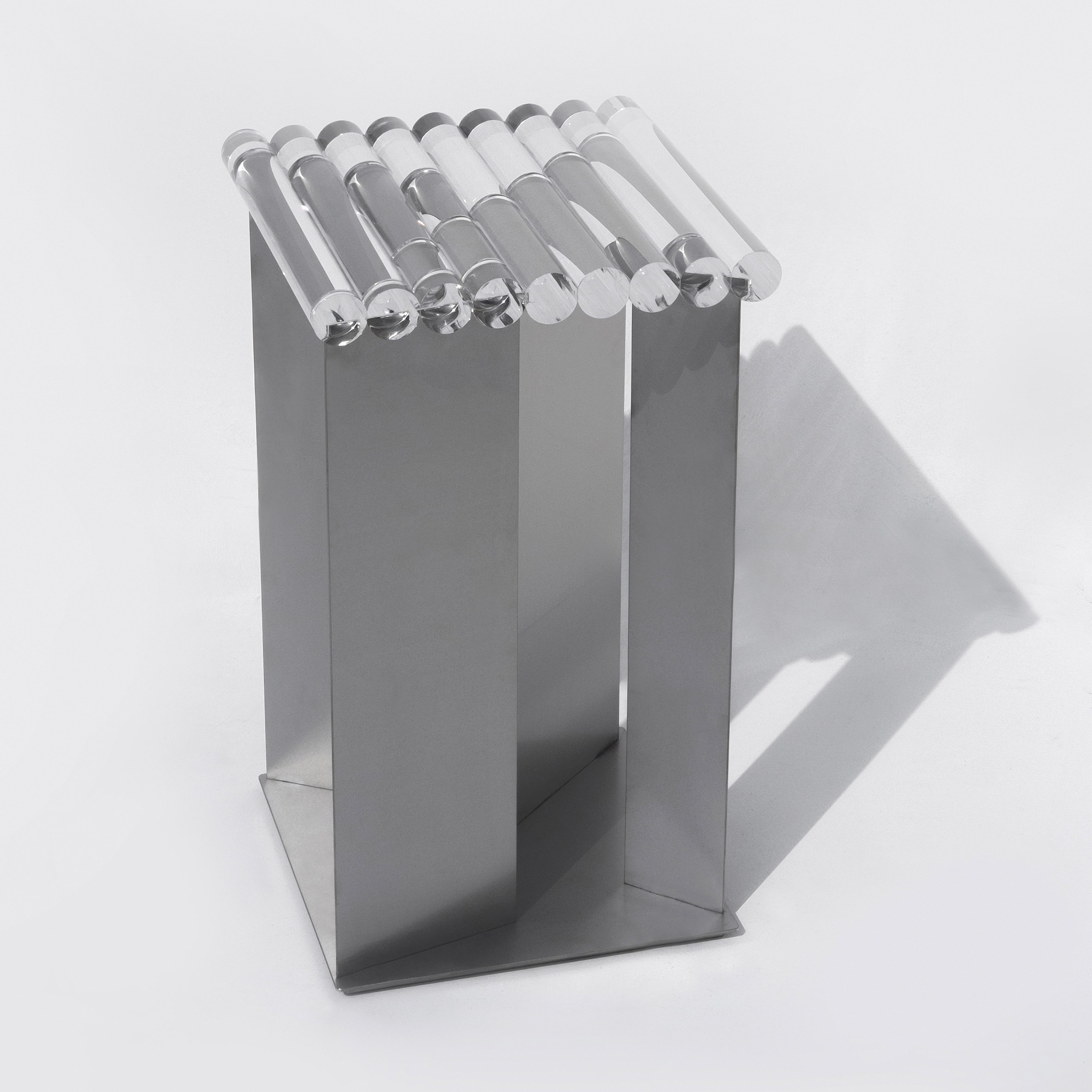 Side table，chair，a partition，Acrylic，stainless steel，