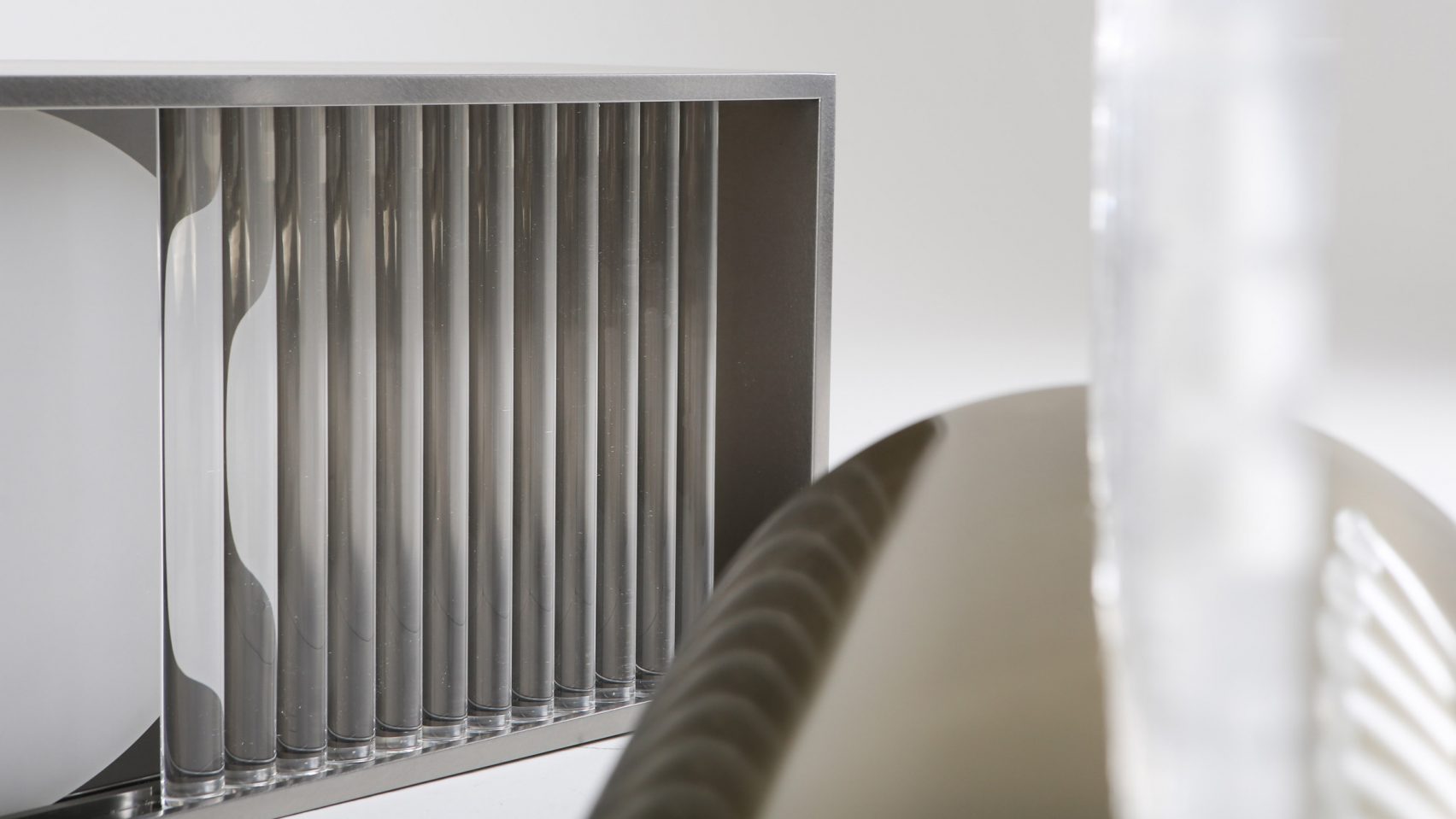 Side table，chair，a partition，Acrylic，stainless steel，