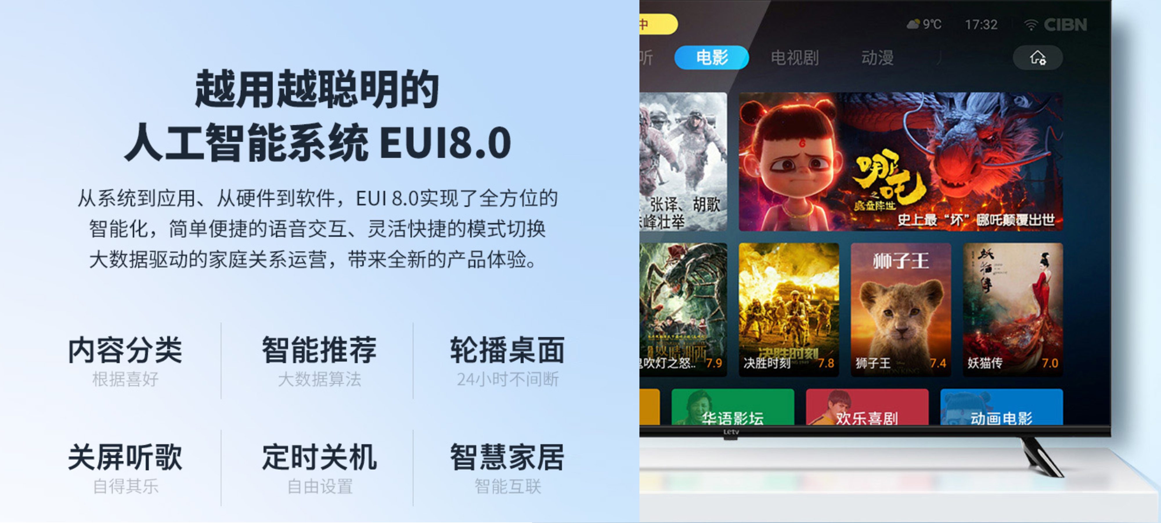 LETV super TV，F55，evaluating ，4K，Large screen，Design，