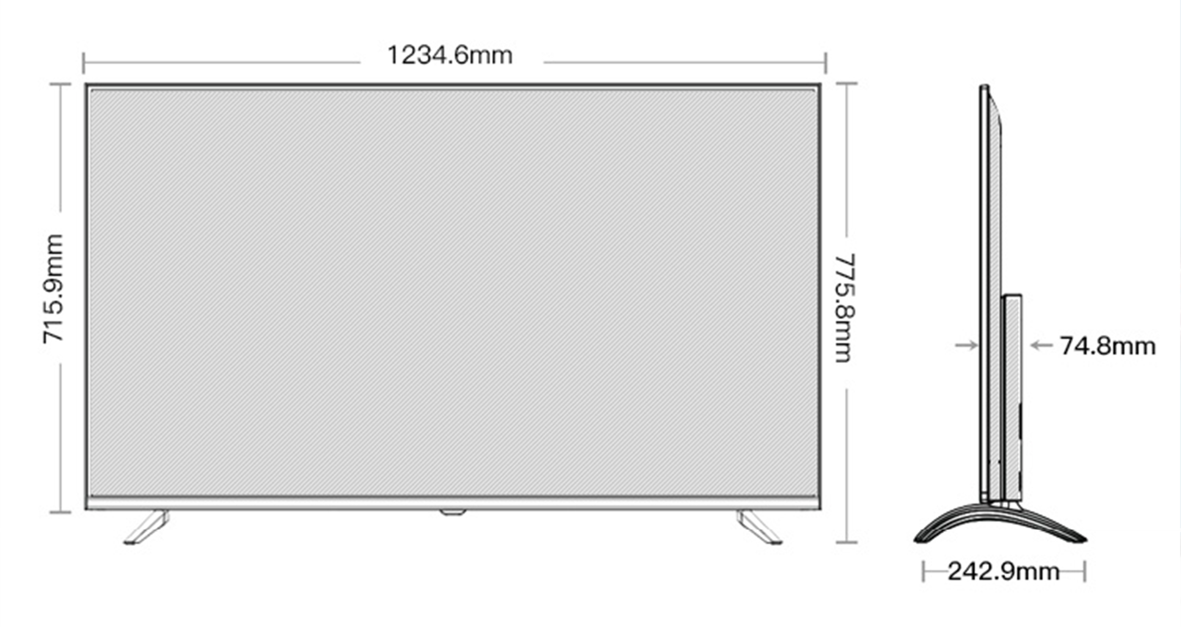LETV super TV，F55，evaluating ，4K，Large screen，Design，