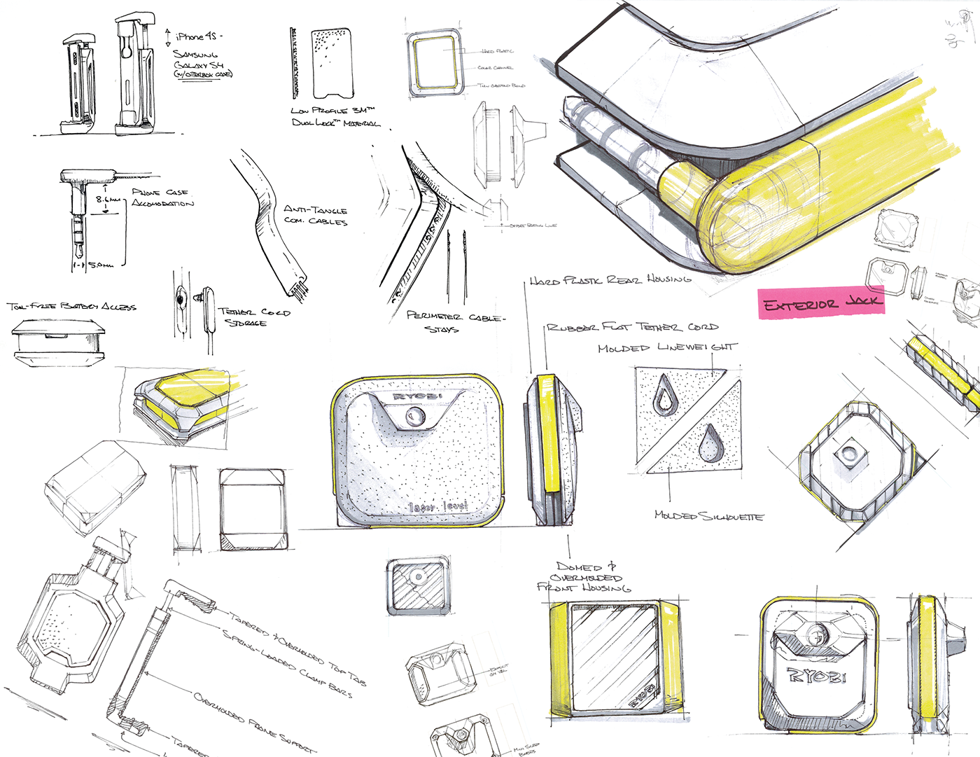 product design，industrial design，Hand drawn，household electrical appliances，Exercise sample，
