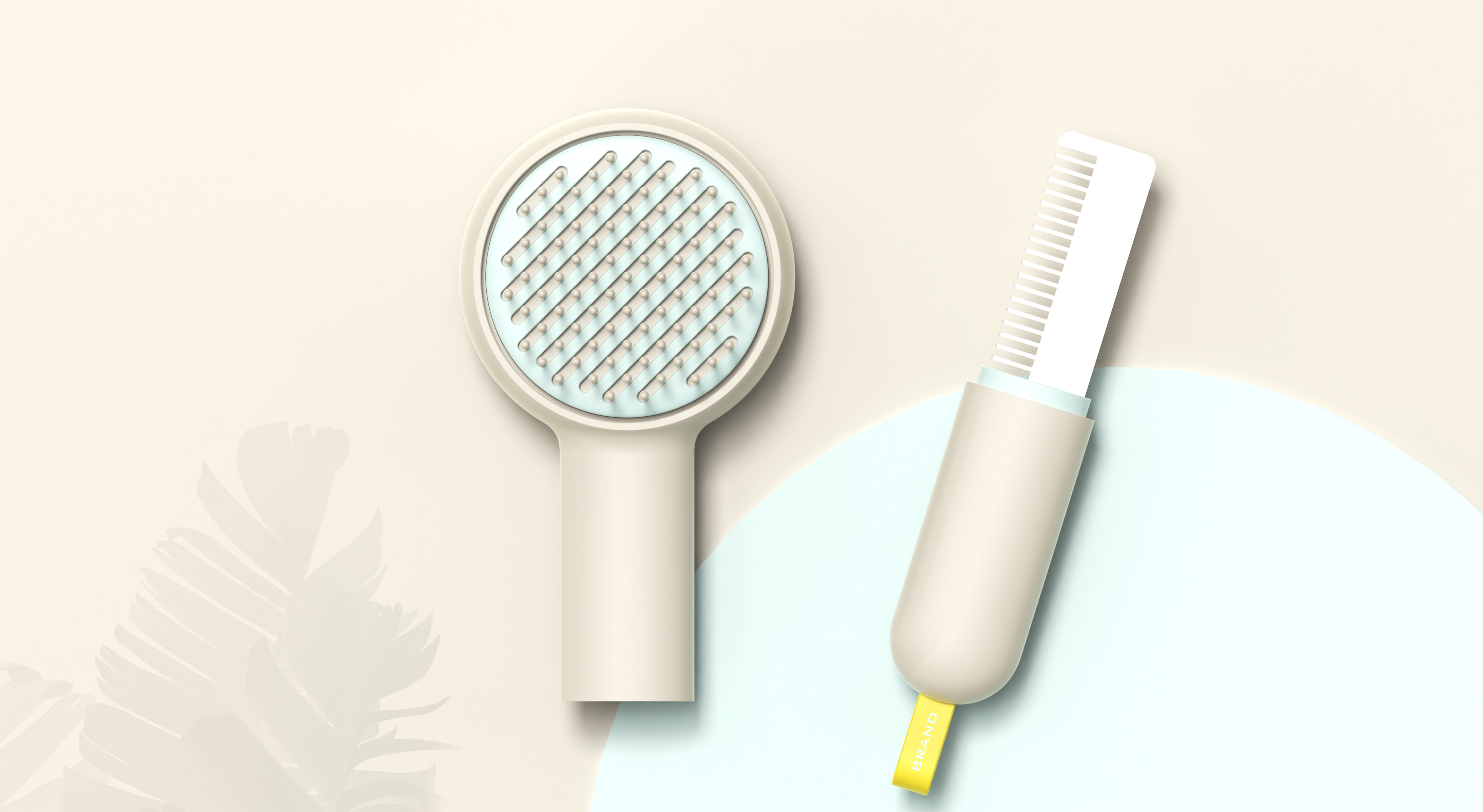 Spade design，Pet brush，