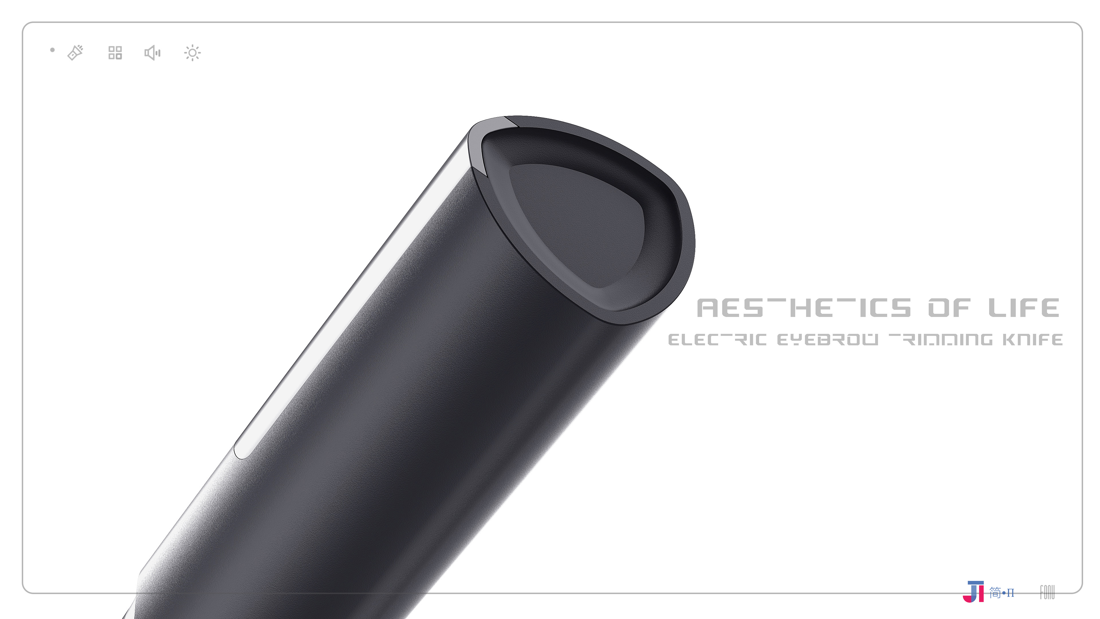 Electric eyebrow trimming knife tailored for beauty loving women，