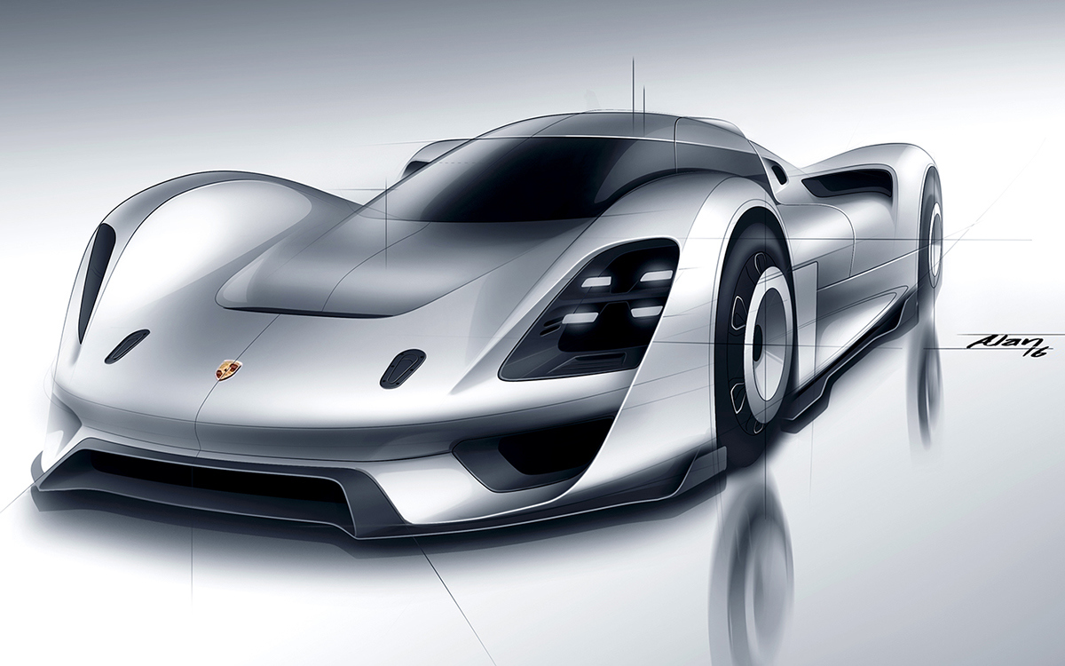 product design，industrial design，automobile，Porsche，vehicle，