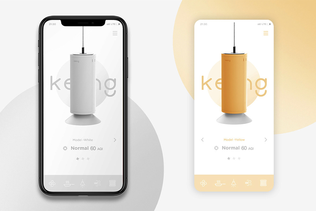 air cleaner，lamp，kitchen，cooking，intelligence，