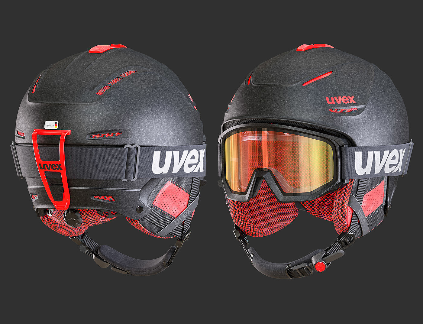 Helmet，Goggles，racing，skiing，security，modeling，