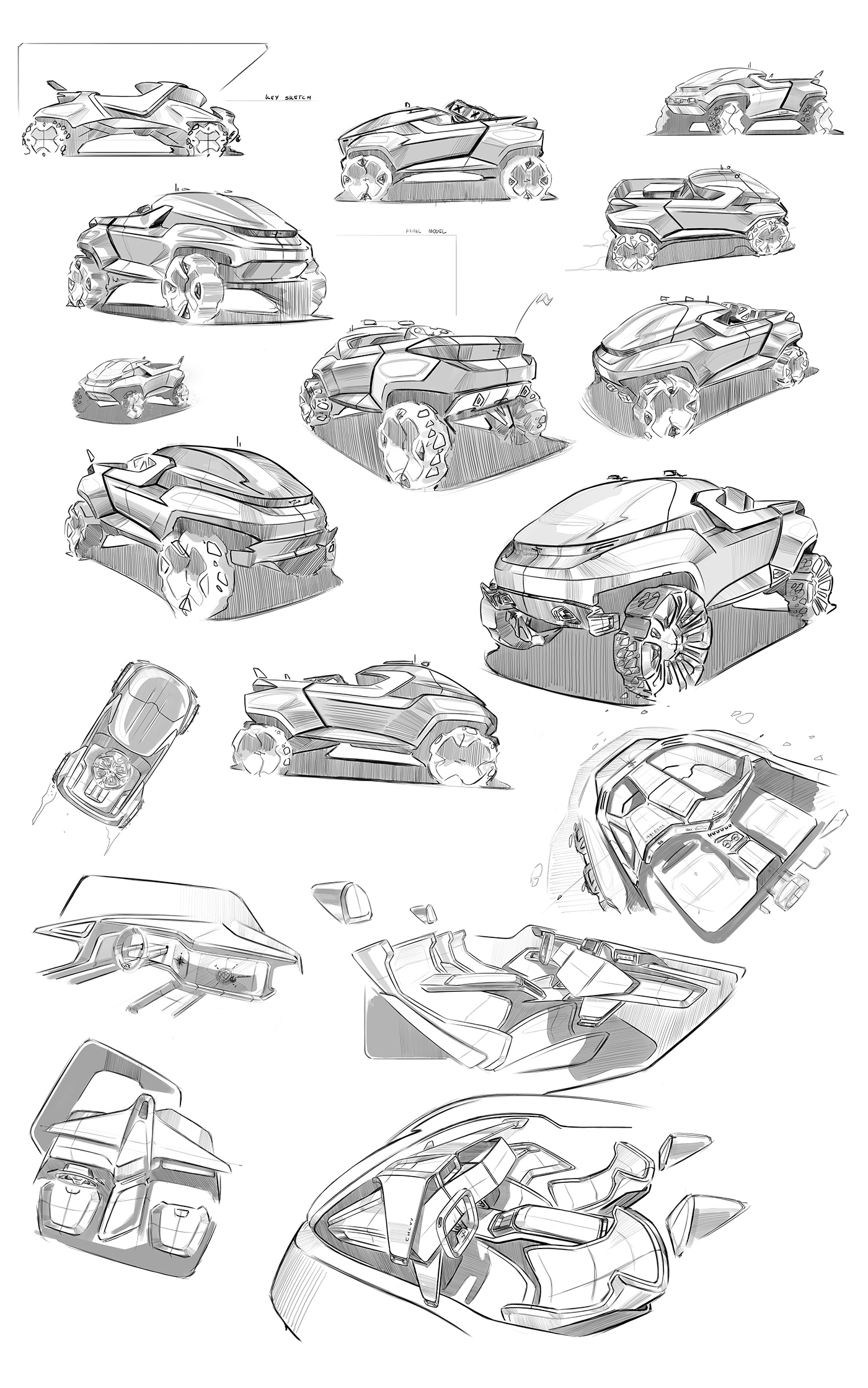 product design，industrial design，vehicle，Automatic design，automobile，